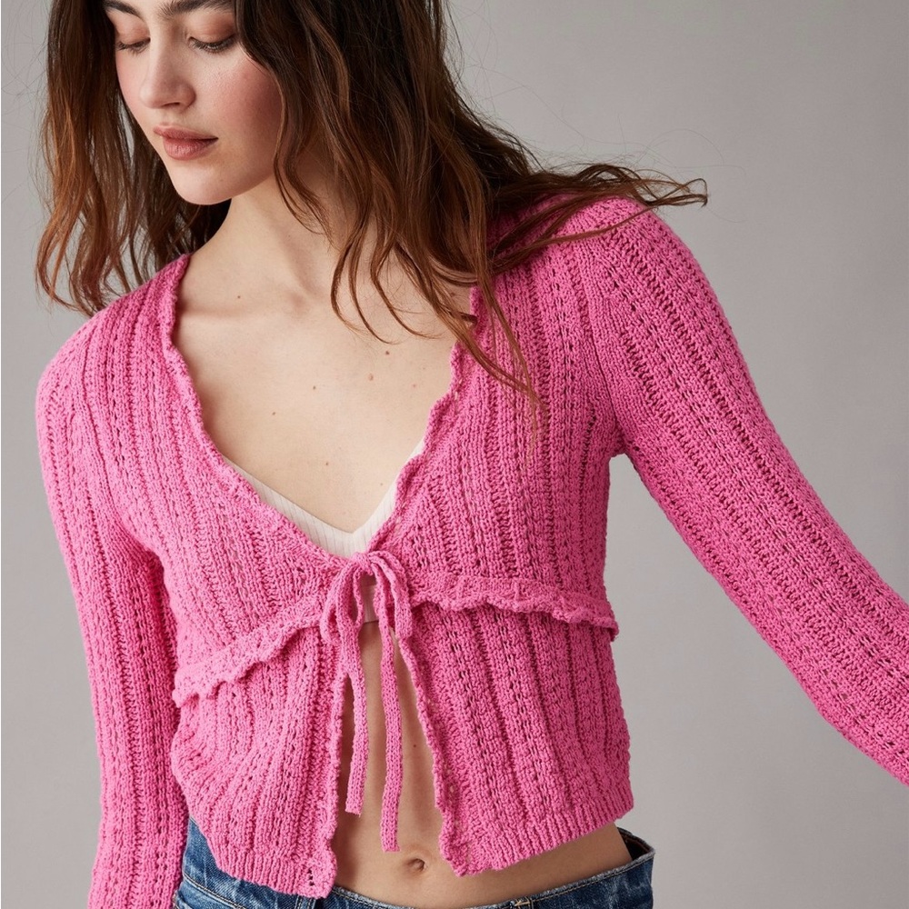 Crochet American Eagle Cardigan